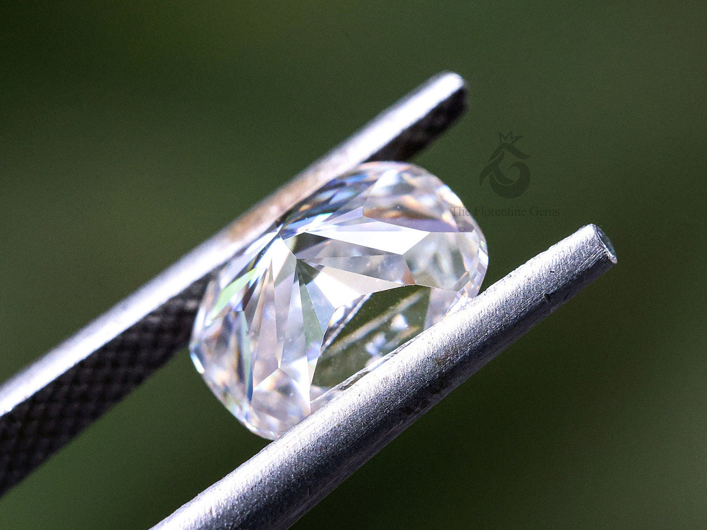 3CT Elongated Cushion Cut Colorless Moissanite Loose Gemstone for Jewelry