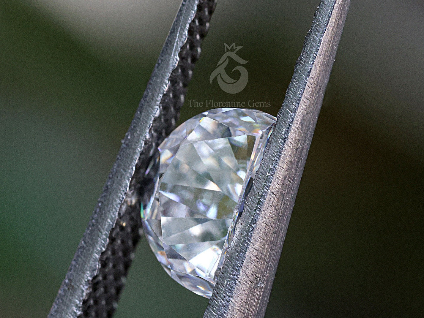 Half Moon Cut Loose Moissanite for Custom Engagement & Wedding Rings