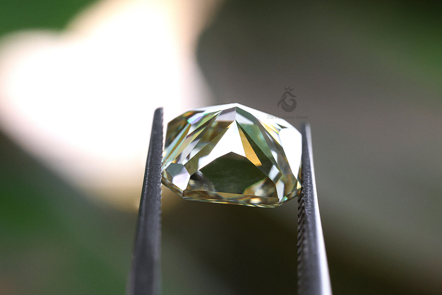 2.50CT Fancy Yellow Radiant Cut Moissanite Loose Gemstone for Jewelry