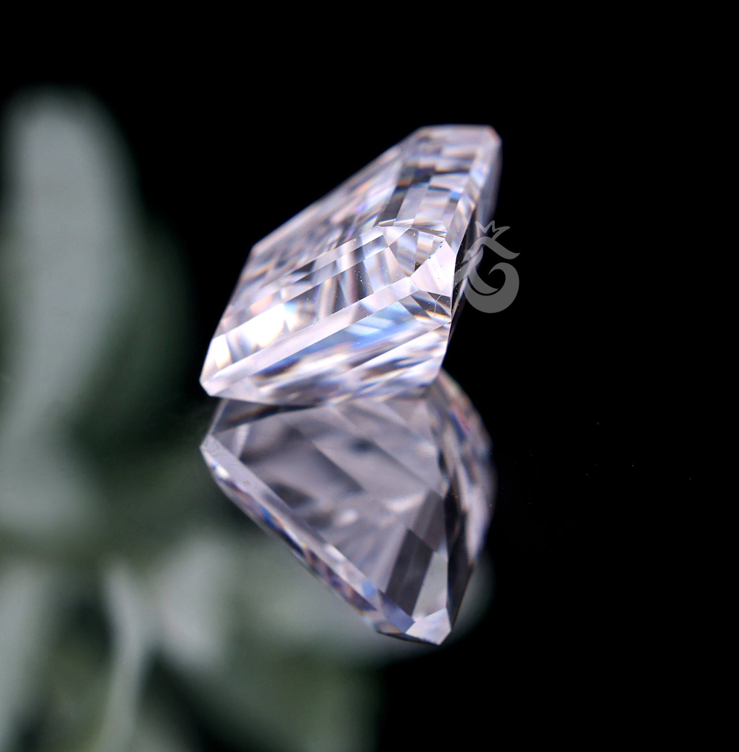 1CT-4CT Trapezoid Cut Colorless Moissanite Loose Gemstone for Side Stone Rings