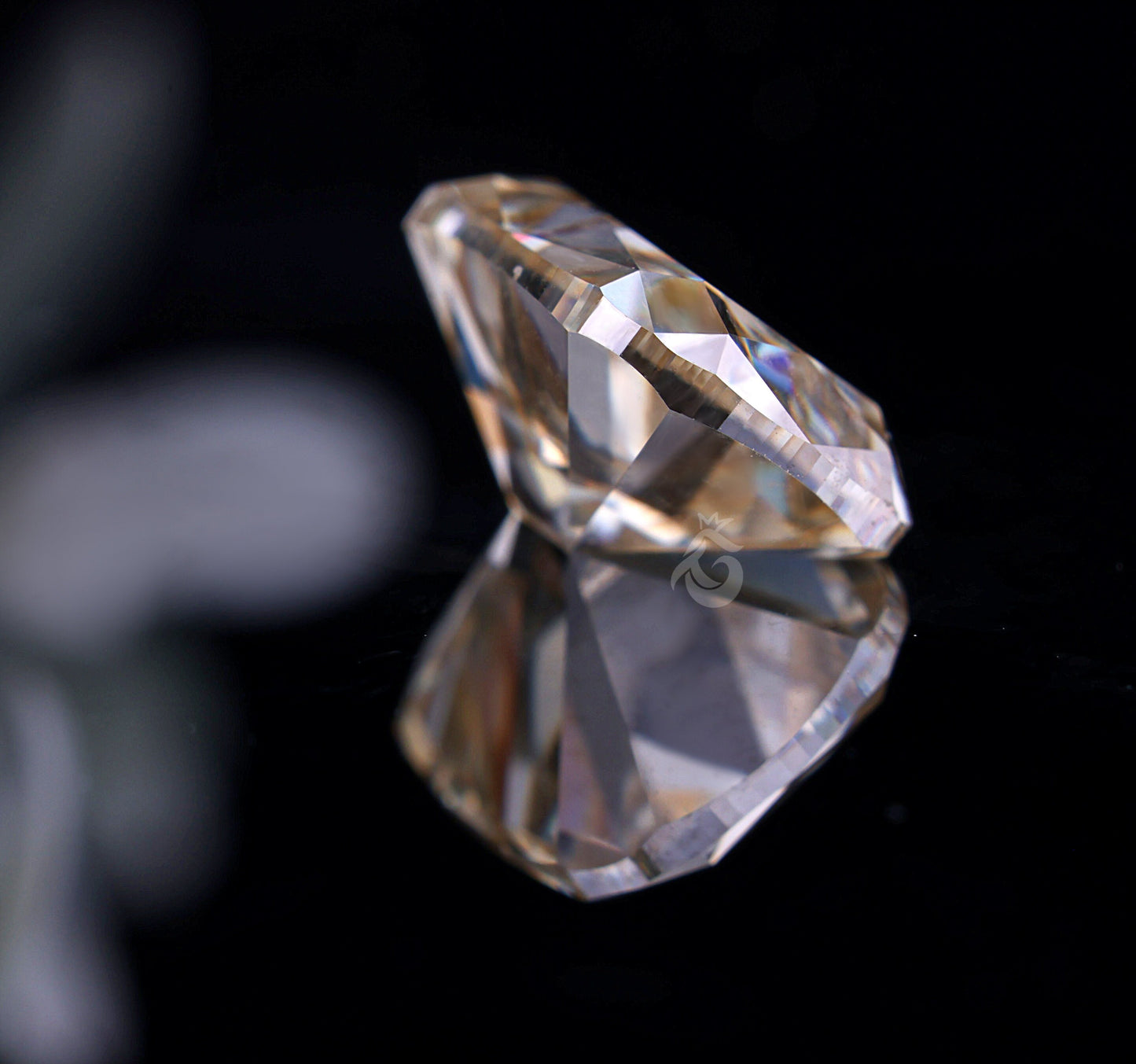 1.84CT Elongated Cushion Cut Light Yellow Moissanite Loose Gemstone for Jewelry
