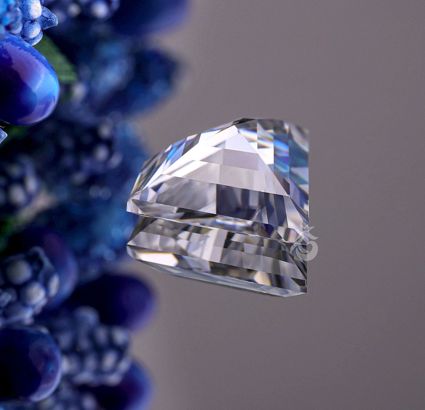 3CT Antique Diamond Cut Colorless Moissanite Loose Gemstone for Jewelry