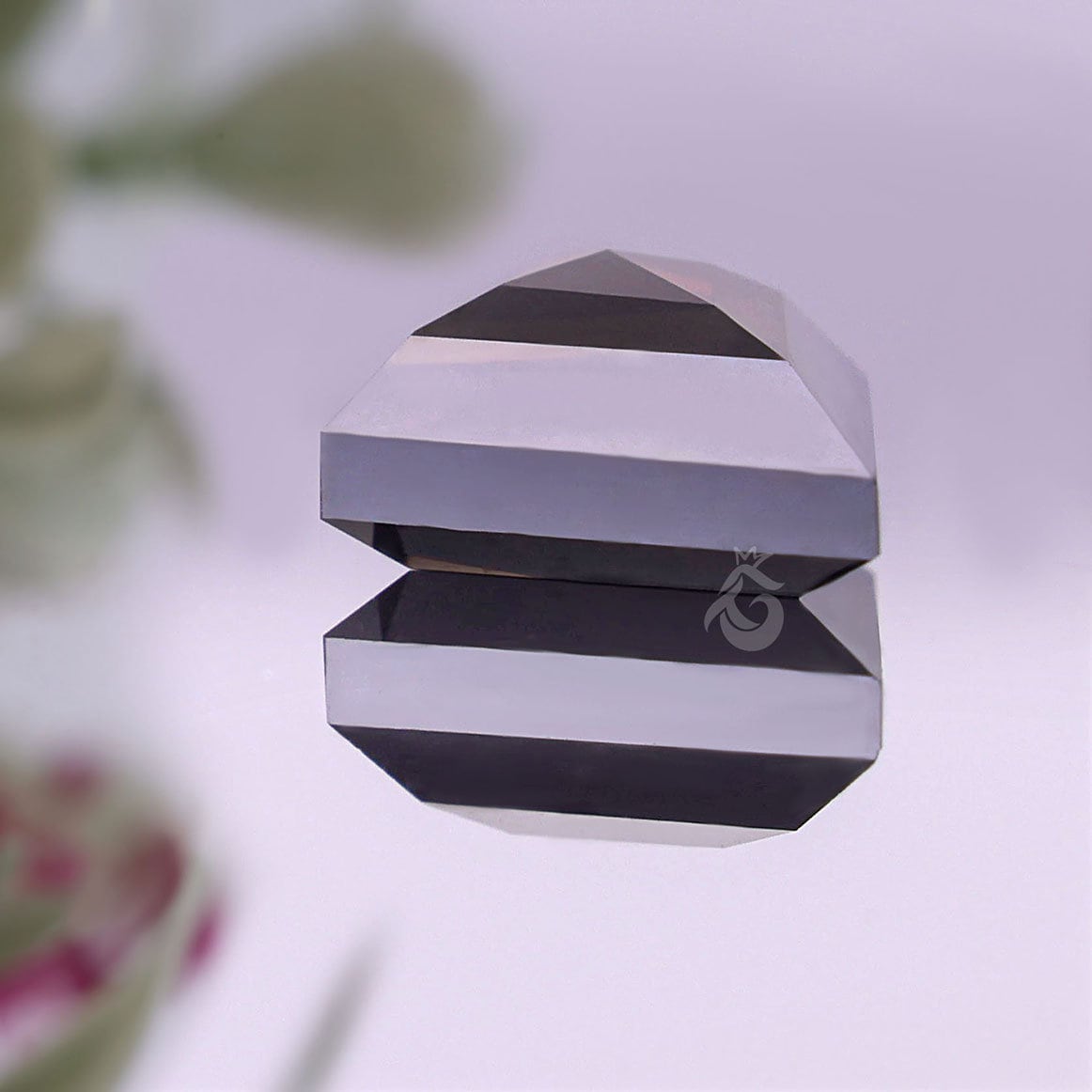Black Salt and Pepper Kite Cut Moissanite Loose Gemstone for Jewelry