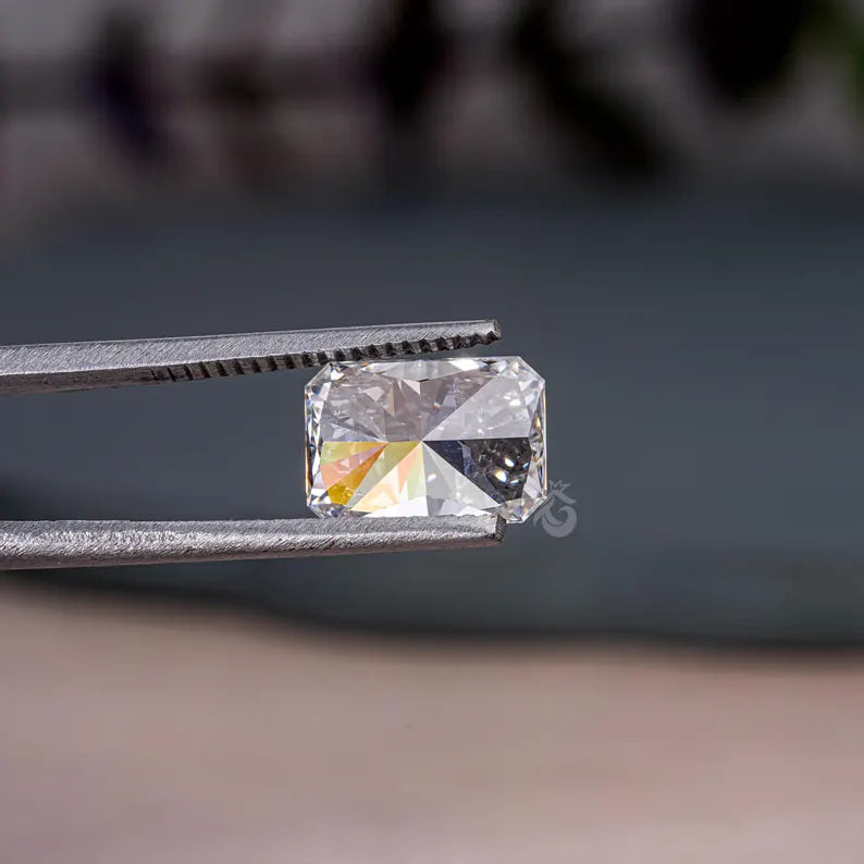 3.06CT Radiant Cut Lab Grown Diamond, F/VVS2 Loose Stone for Jewelry