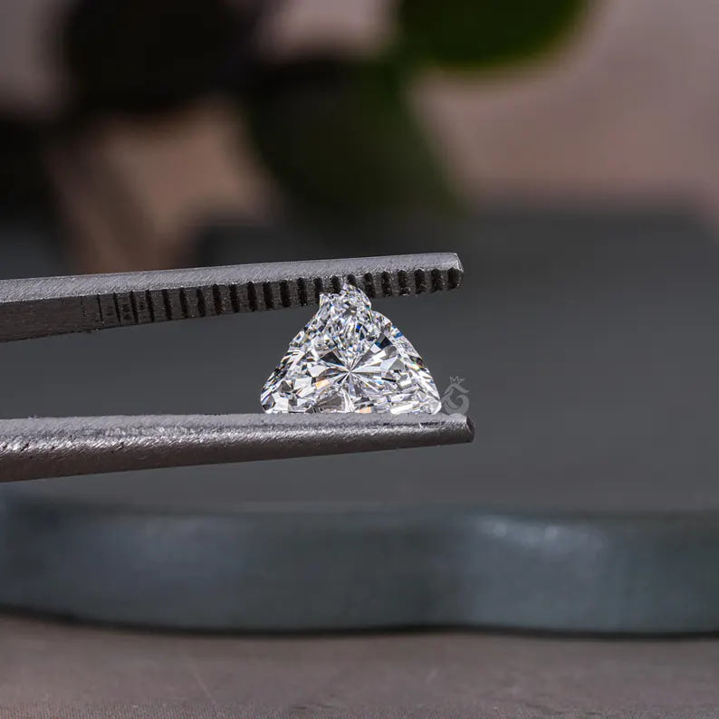1.00CT Horse Head Lab Grown Diamond, Fancy Cut for Pendants & Earrings