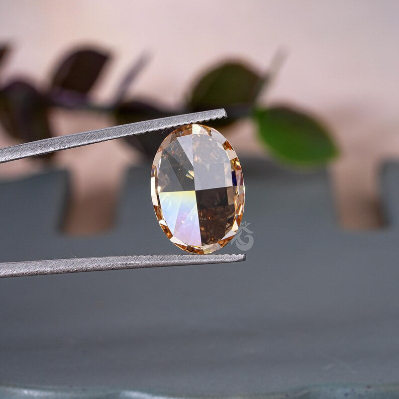 9.30CT Oval Cut Fancy Yellow Lab Grown Diamond, Loose Stone for Jewelry