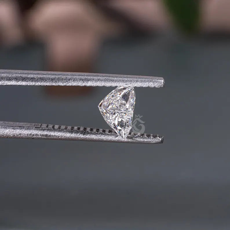 1.20CT Flower Shaped Lab Grown Diamond, Fancy Antique Cut for Rings & Pendants