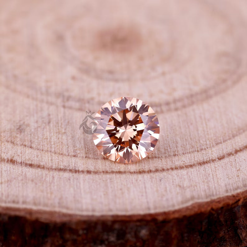 1.51 CT Round Fancy Intense Pink Lab Grown Diamond, IGI Certified VS1, Loose Diamond for Jewelry
