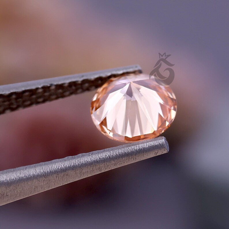1.51 CT Round Fancy Intense Pink Lab Grown Diamond, IGI Certified VS1, Loose Diamond for Jewelry
