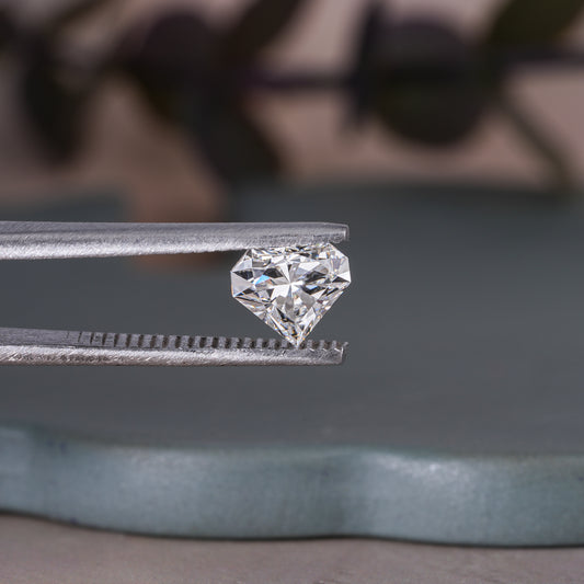 2.00 CT Shield Cut Lab Grown Diamond, E/VVS Loose Stone for Rings & Earrings