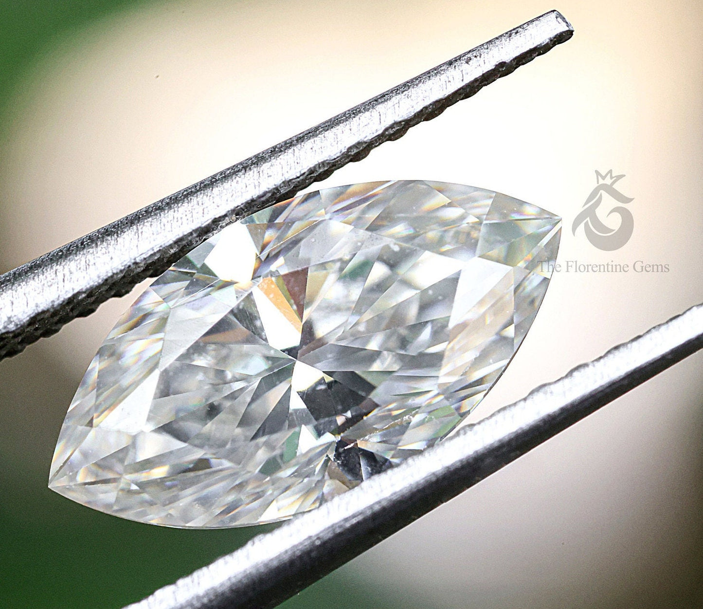 Classic Marquise Cut Colorless Moissanite Loose Gemstone for Jewelry