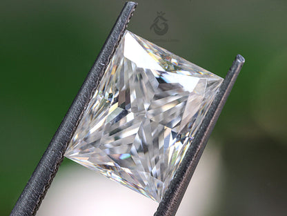 2.5CT Radiant Princess Style Step Cut Moissanite Loose Gemstone for Jewelry