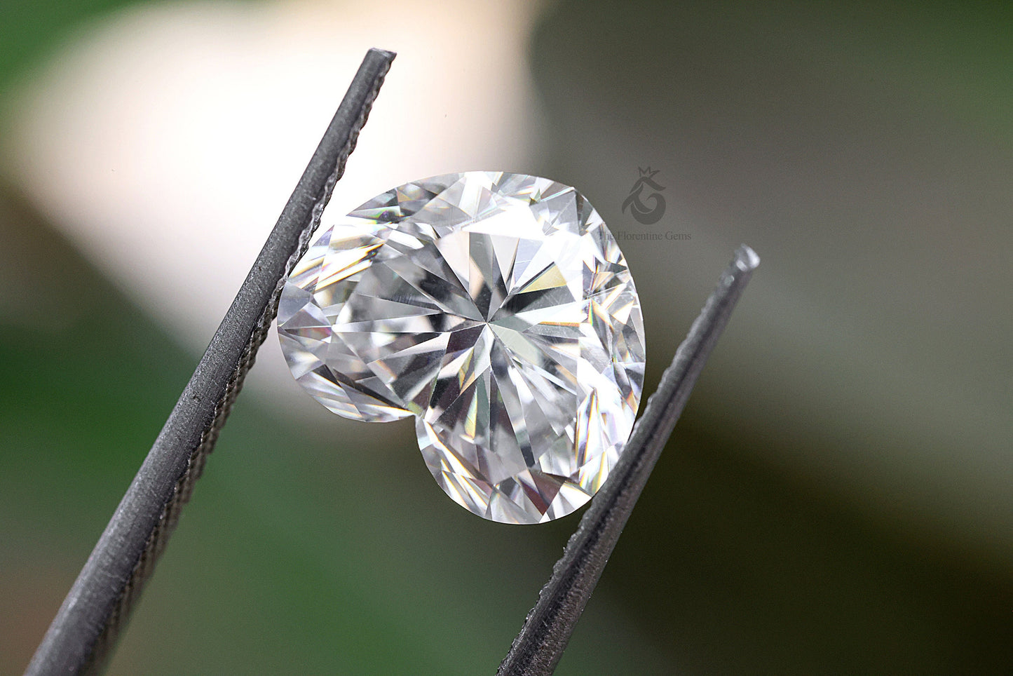 3CT Heart-Cut Loose Moissanite – Handmade Stone for Custom Jewelry & Engagement Rings