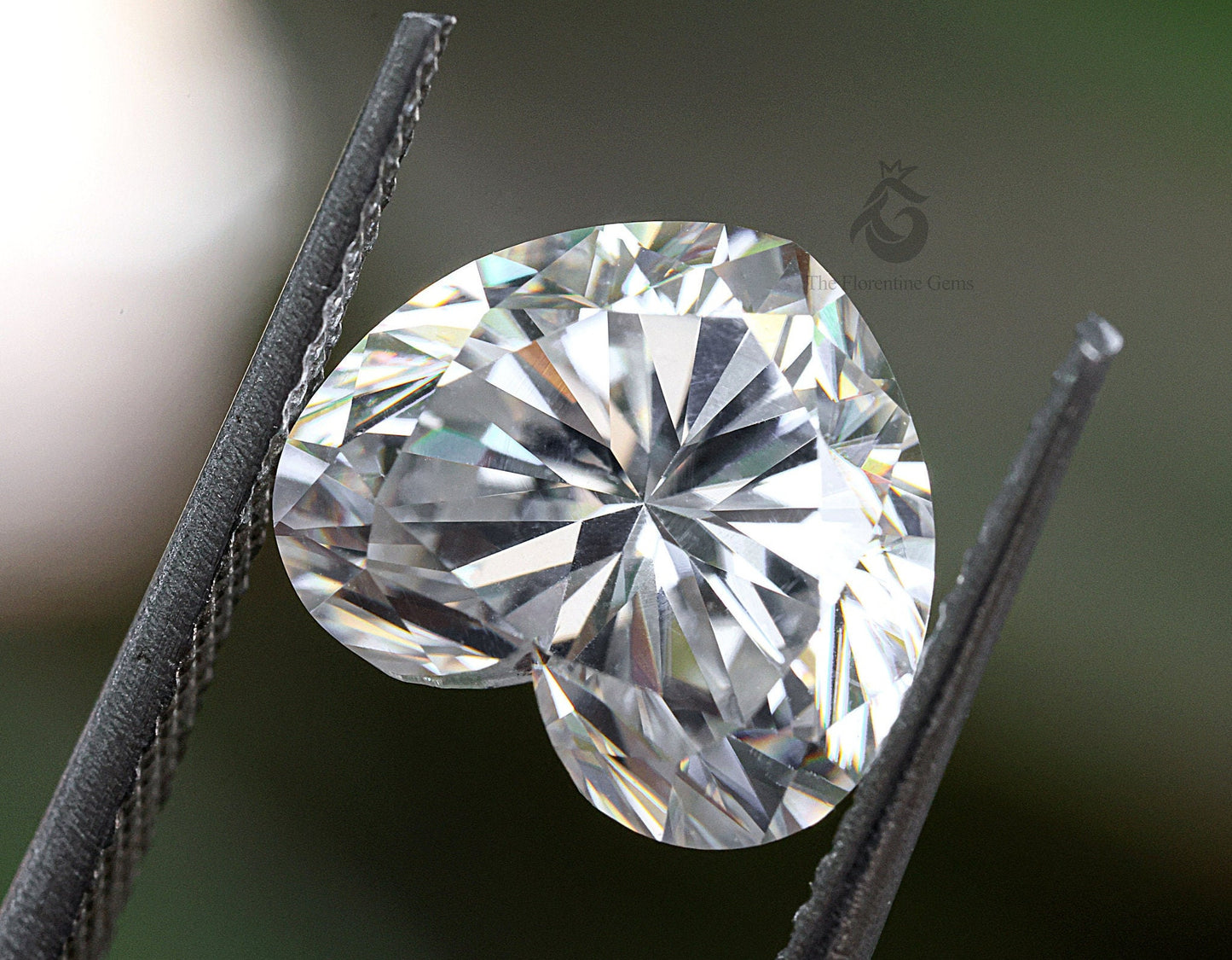 3CT Heart-Cut Loose Moissanite – Handmade Stone for Custom Jewelry & Engagement Rings