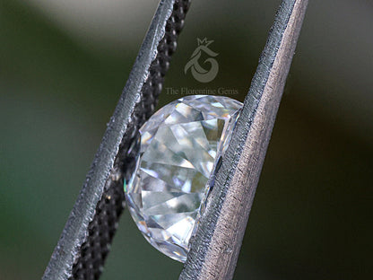 Half Moon Cut Loose Moissanite for Custom Engagement & Wedding Rings