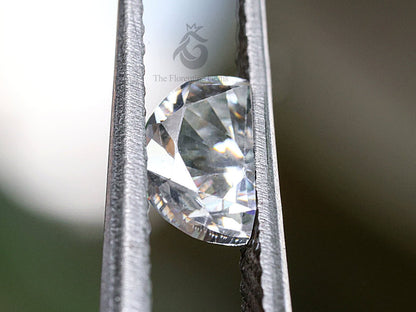 Half Moon Cut Loose Moissanite for Custom Engagement & Wedding Rings
