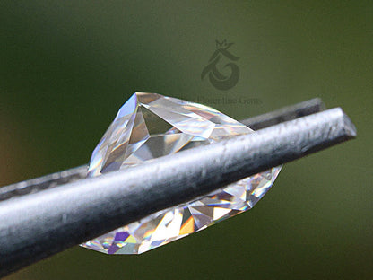 2.5CT Cushion Cut Ice Crushed Moissanite Loose Gemstone for Jewelry