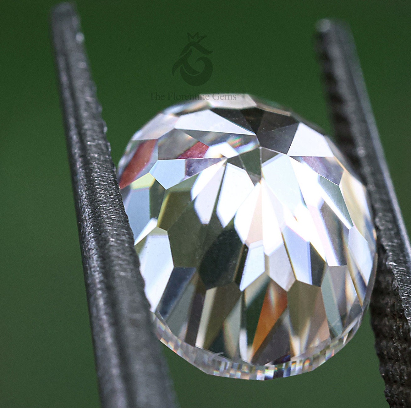 2.30CT Oval Cut Colorless Moissanite Loose Gemstone for Jewelry