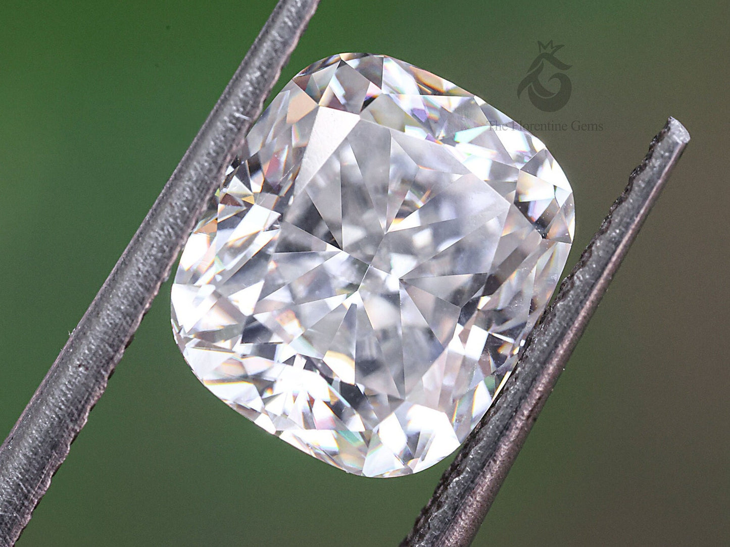 2.50CT Cushion Cut Colorless Moissanite Loose Gemstone for Jewelry