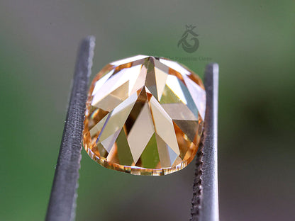 2 CT Elongated Cushion Cut Canary Yellow Loose Moissanite for Handmade Jewelry