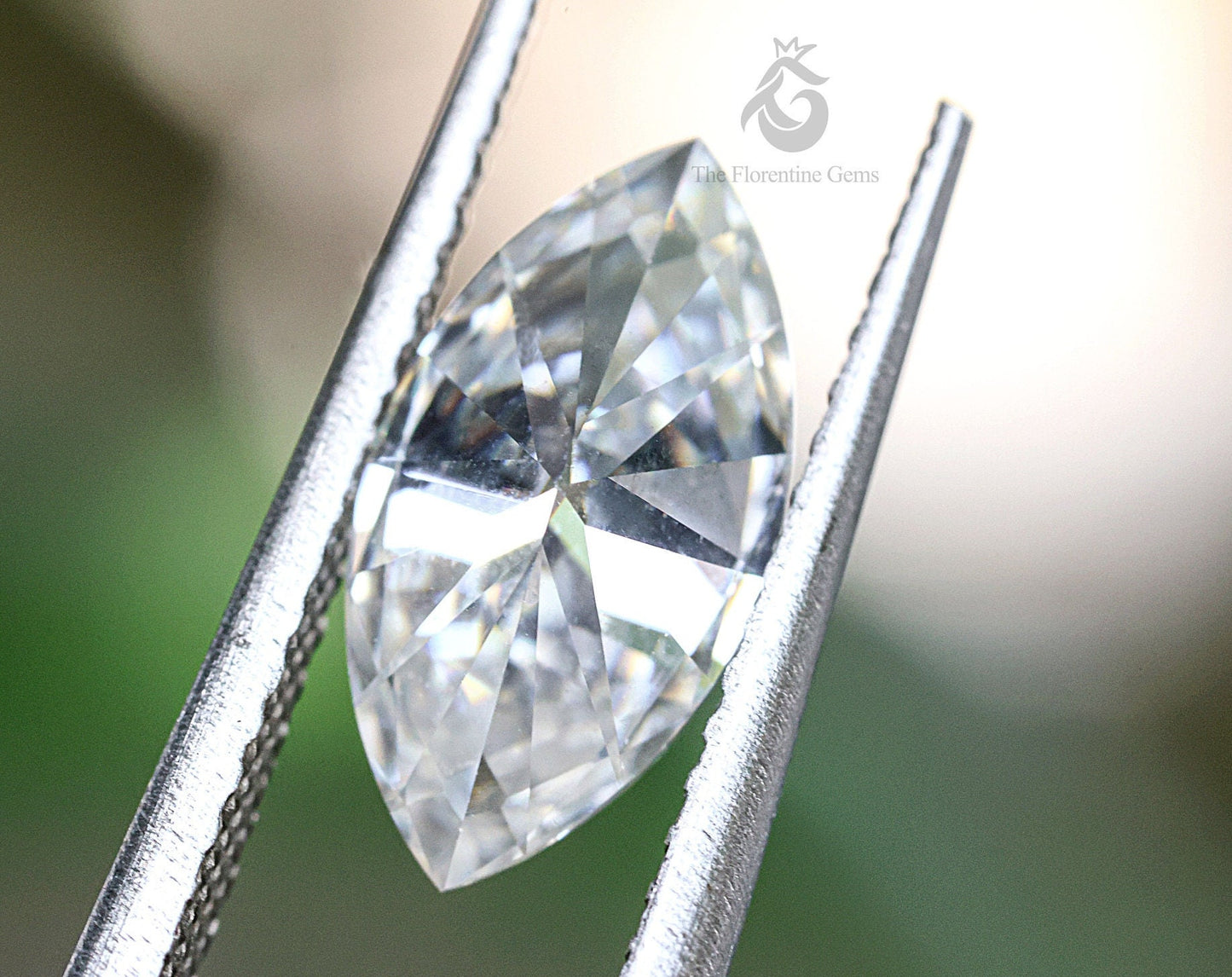 Classic Marquise Cut Colorless Moissanite Loose Gemstone for Jewelry