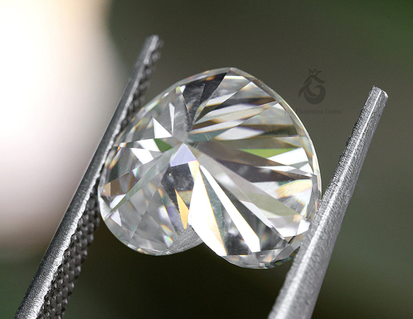 3CT Heart-Cut Loose Moissanite – Handmade Stone for Custom Jewelry & Engagement Rings