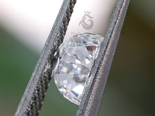 Half Moon Cut Loose Moissanite for Custom Engagement & Wedding Rings
