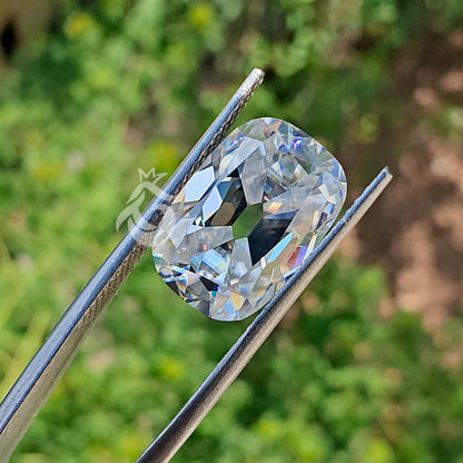 Antique Elongated Cushion Cut Colorless Moissanite Loose Gemstone for Jewelry