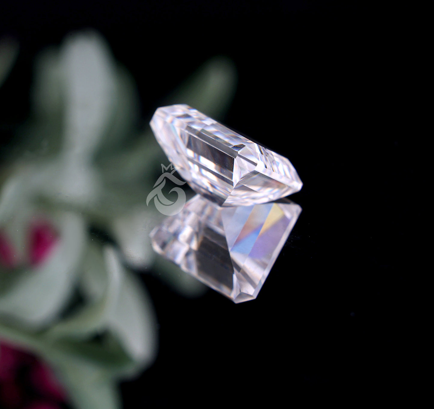 1CT-4CT Trapezoid Cut Colorless Moissanite Loose Gemstone for Side Stone Rings
