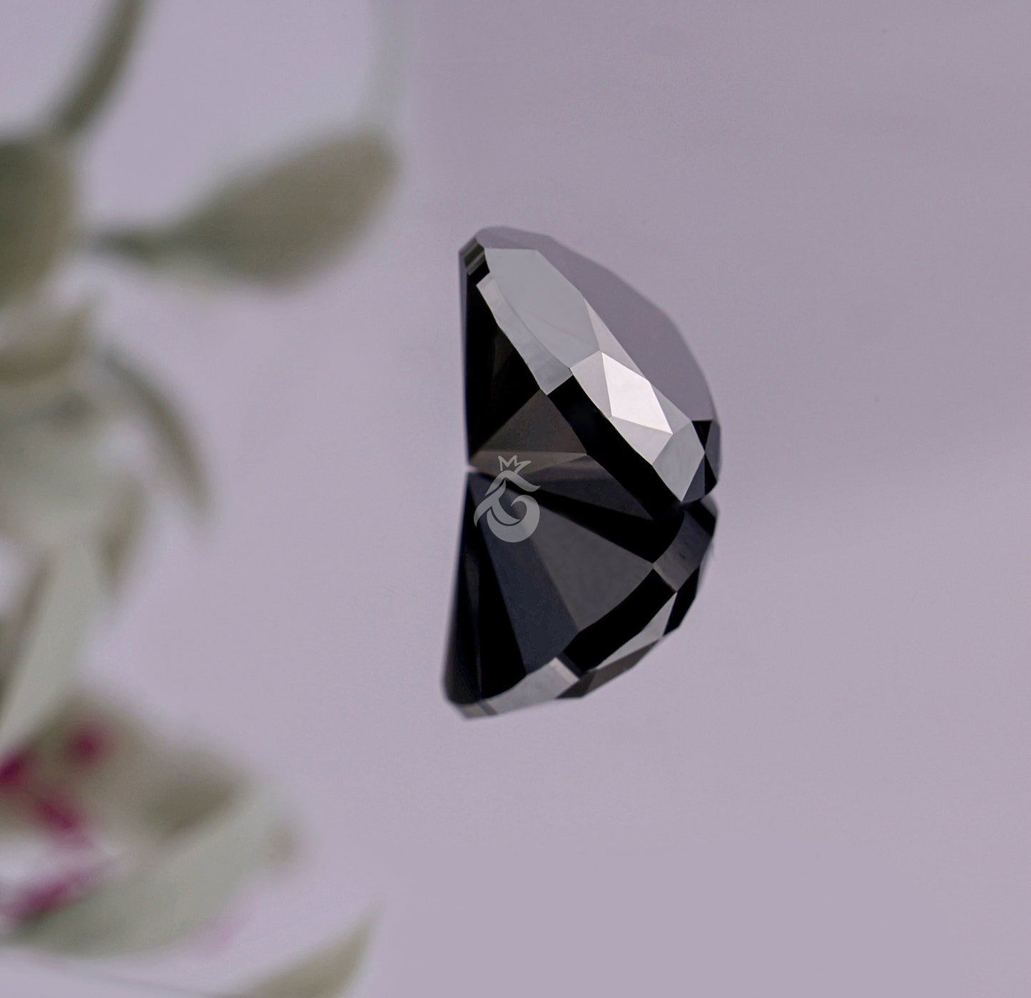 2.97CT Solid Black Heart Cut Moissanite Loose Gemstone for Ring & Pendant