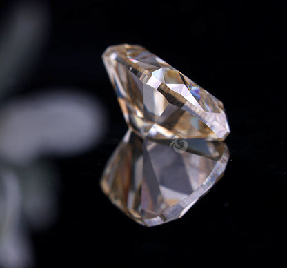 1.84CT Elongated Cushion Cut Light Yellow Moissanite Loose Gemstone for Jewelry