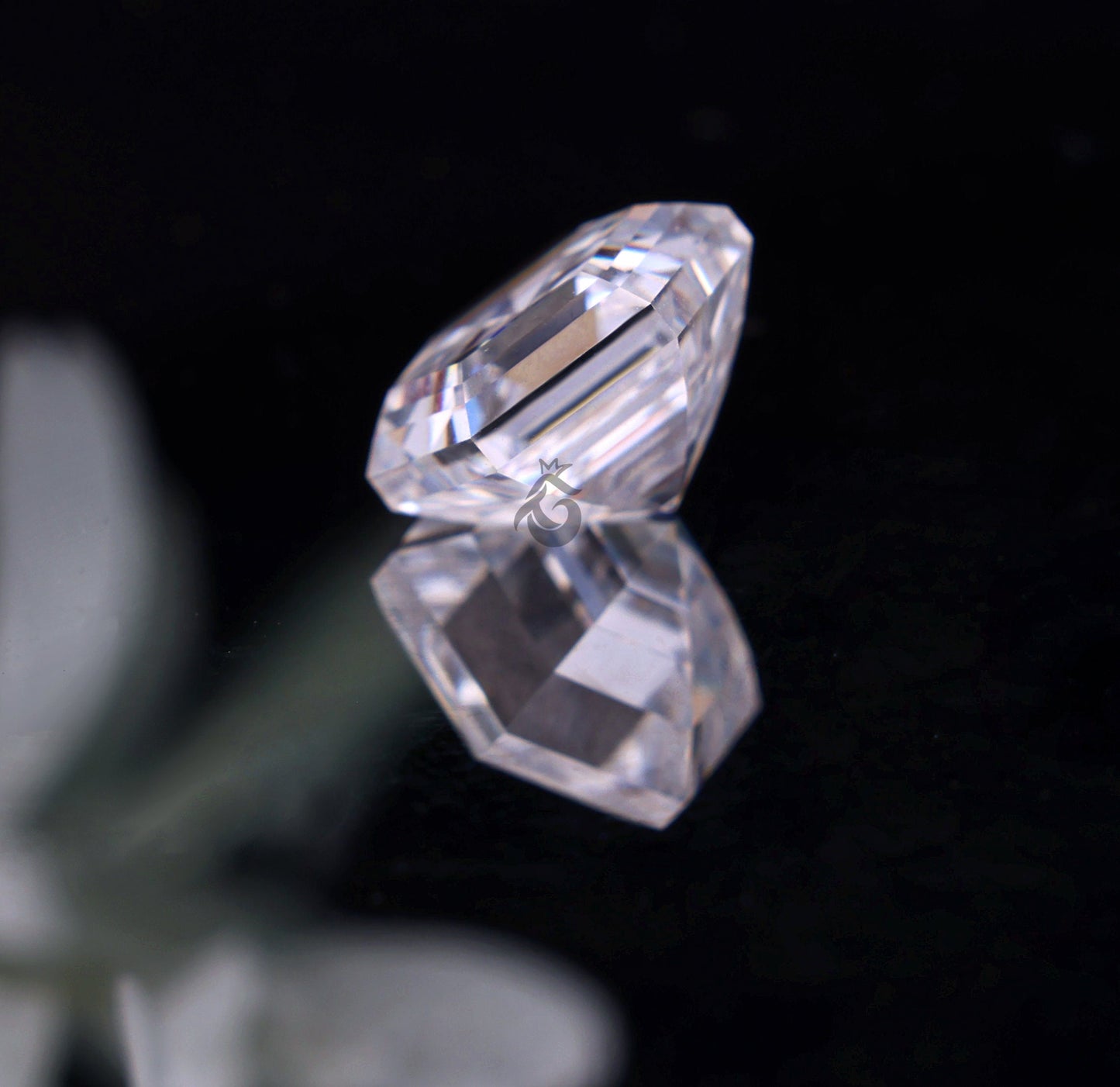 2.59CT Step Cut Hexagon Loose Moissanite for Ring & Jewelry