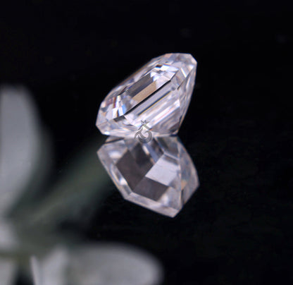2.59CT Step Cut Hexagon Loose Moissanite for Ring & Jewelry