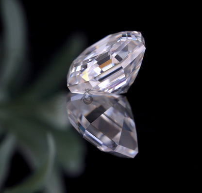 2.59CT Hexagon Step Cut White Moissanite Loose Gemstone for Vintage Jewelry