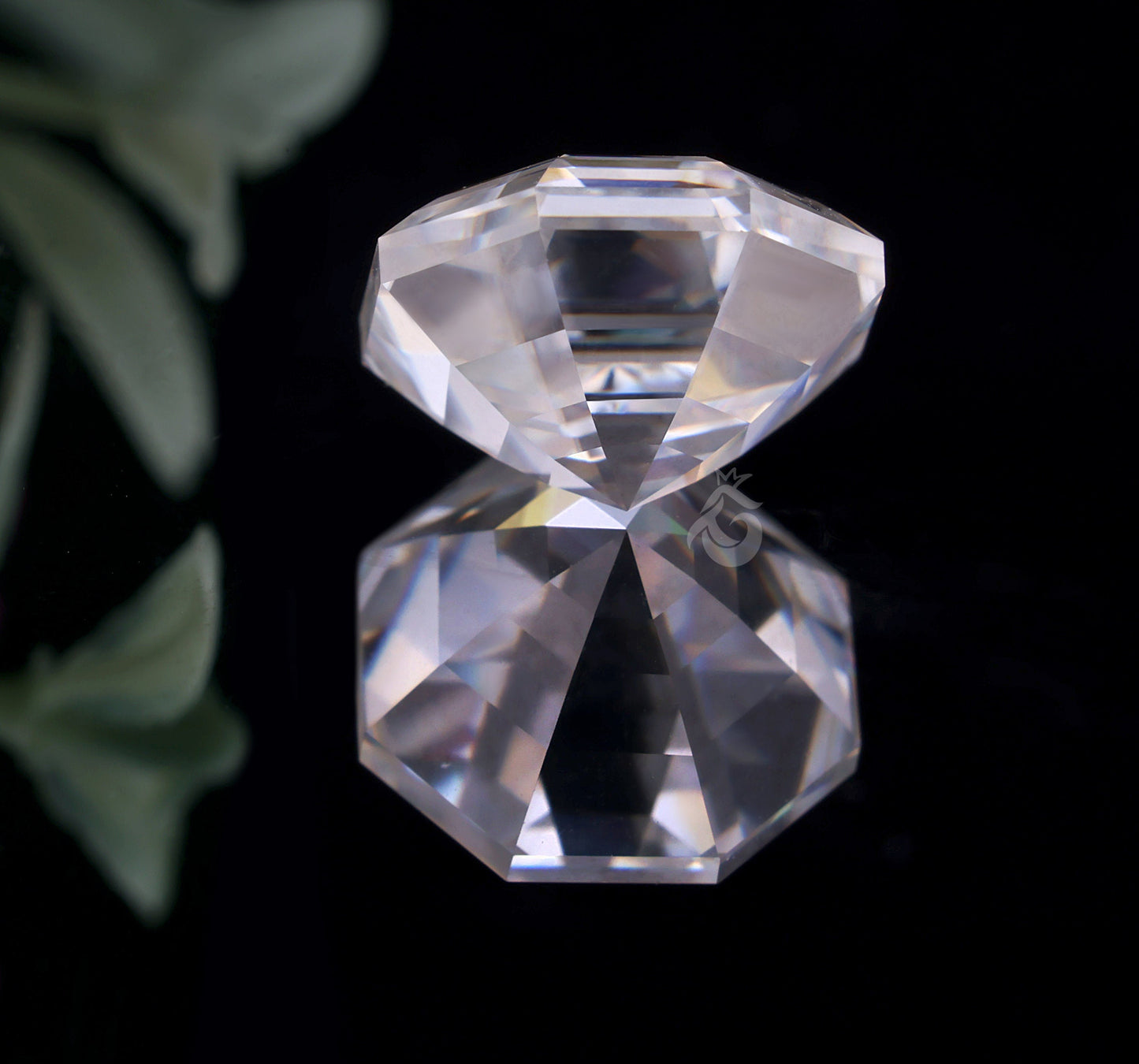 2.59CT Hexagon Step Cut White Moissanite Loose Gemstone for Vintage Jewelry