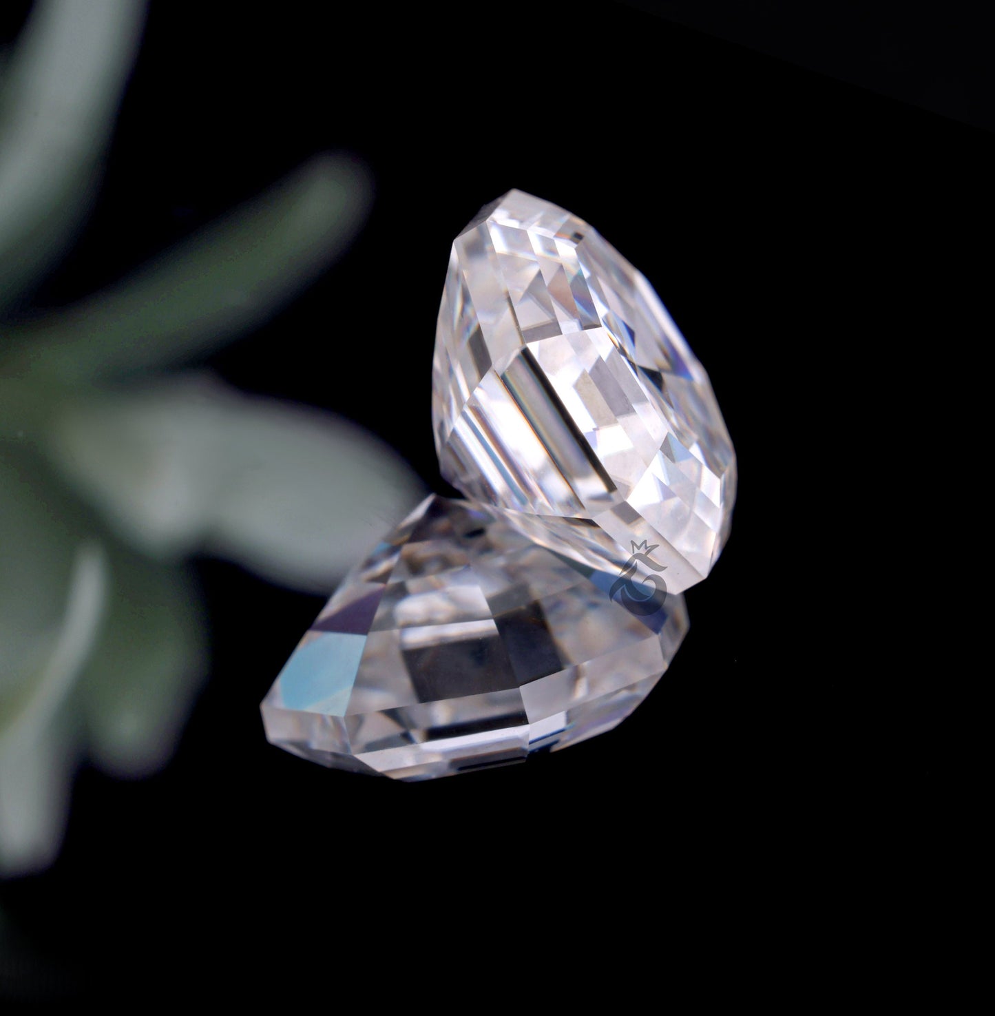 2.59CT Hexagon Step Cut White Moissanite Loose Gemstone for Vintage Jewelry