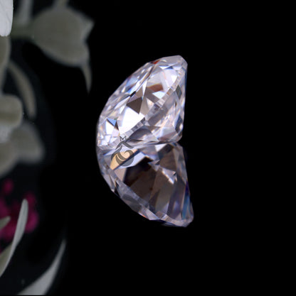 1.95CT Round Old European Cut Colorless Moissanite Loose Gemstone for Jewelry