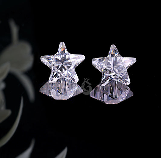 Star Cut Colorless Moissanite Loose Gemstone for Jewelry