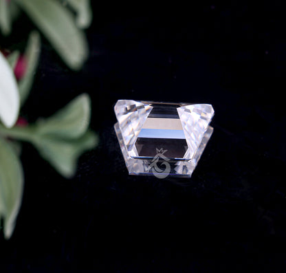 1CT-4CT Trapezoid Cut Colorless Moissanite Loose Gemstone for Side Stone Rings