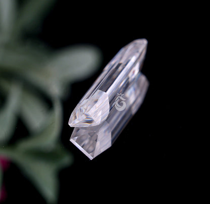 Long Custom Cut Moissanite – Antique Step-Cut Loose Stone for Jewelry