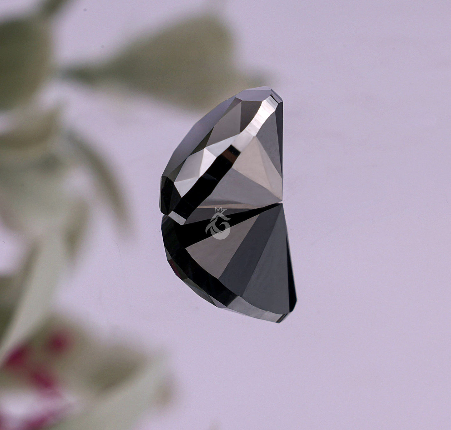 2.97CT Solid Black Heart Cut Moissanite Loose Gemstone for Ring & Pendant