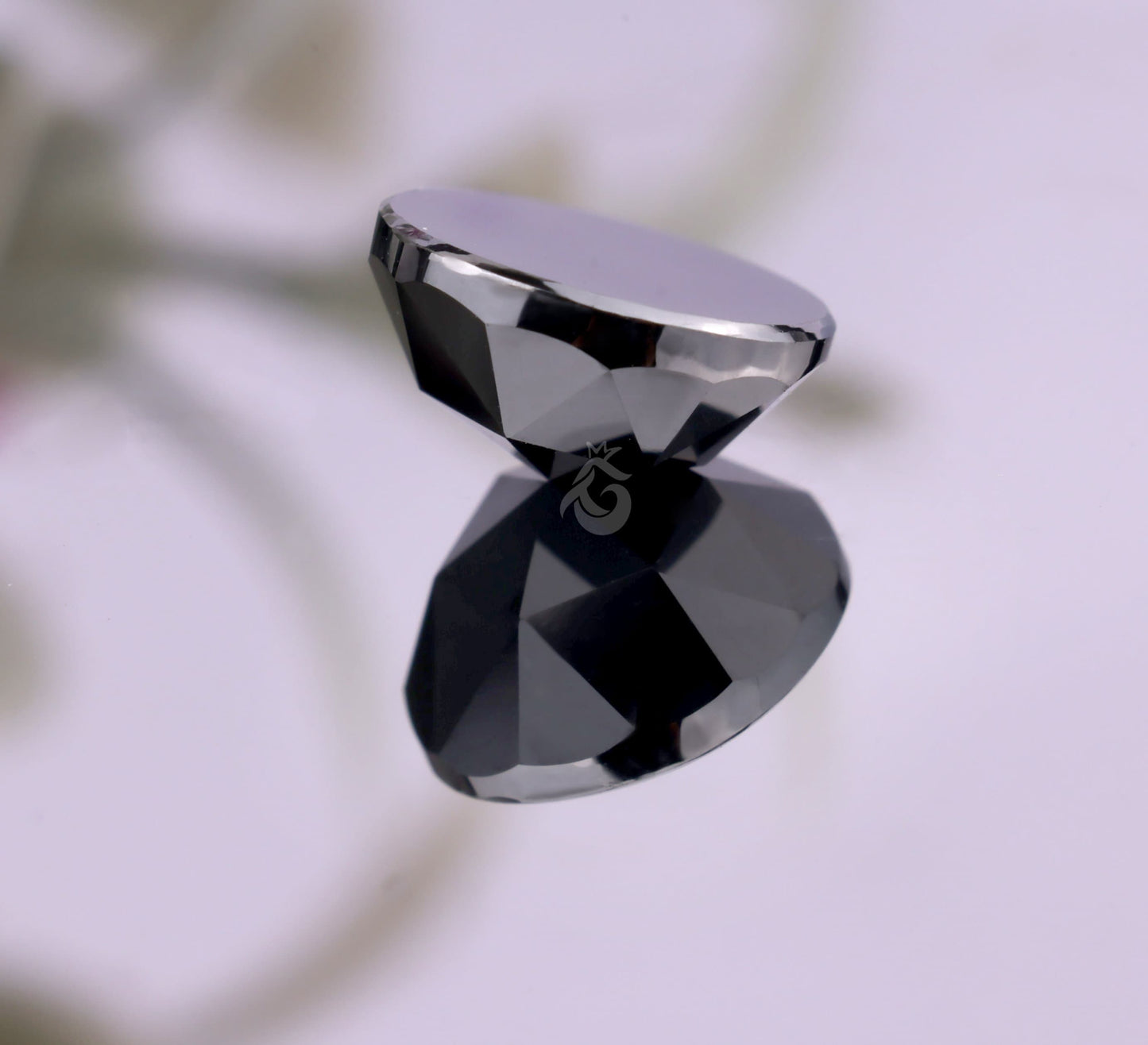 2.30CT Round Black Rose Cut Diamond Loose Gemstone for Jewelry