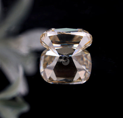 1.84CT Elongated Cushion Cut Light Yellow Moissanite Loose Gemstone for Jewelry