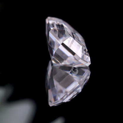 Old Mine Emerald Cut Colorless Moissanite Loose Gemstone for Jewelry