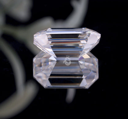 Old Mine Emerald Cut Colorless Moissanite Loose Gemstone for Jewelry