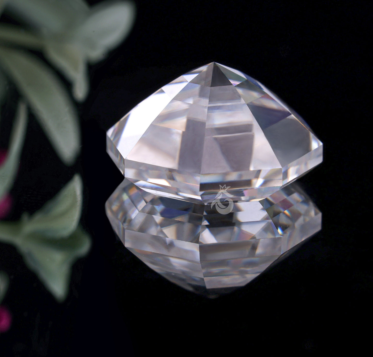 2.59CT Hexagon Step Cut White Moissanite Loose Gemstone for Vintage Jewelry