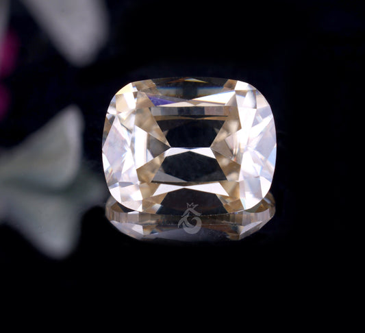 1.84CT Elongated Cushion Cut Light Yellow Moissanite Loose Gemstone for Jewelry