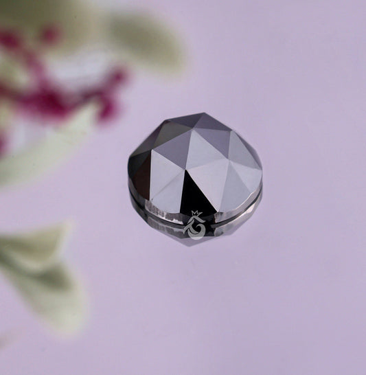 2.30CT Round Black Rose Cut Diamond Loose Gemstone for Jewelry