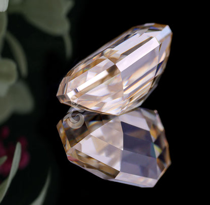 3CT Antique Marquise Fancy Yellow Moissanite – Loose Stone for Custom Engagement Ring