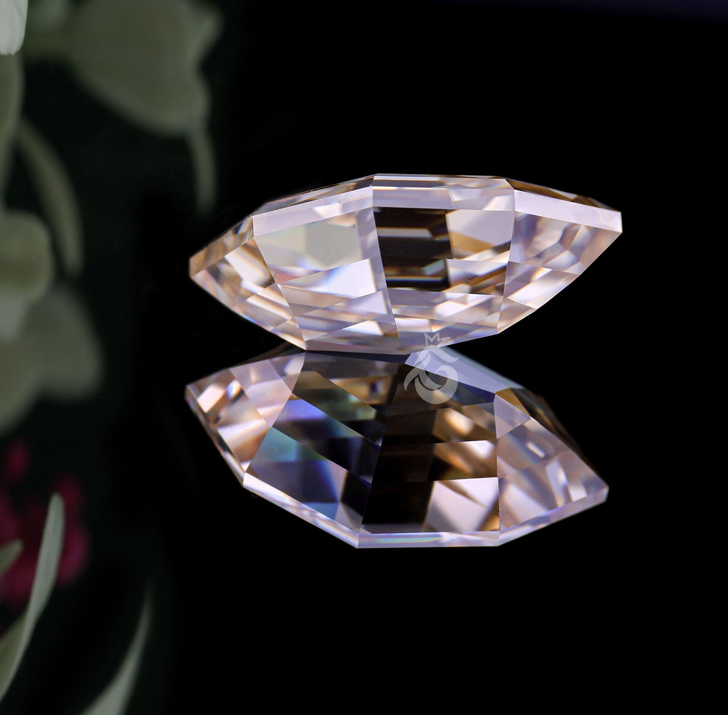 3CT Antique Marquise Fancy Yellow Moissanite – Loose Stone for Custom Engagement Ring